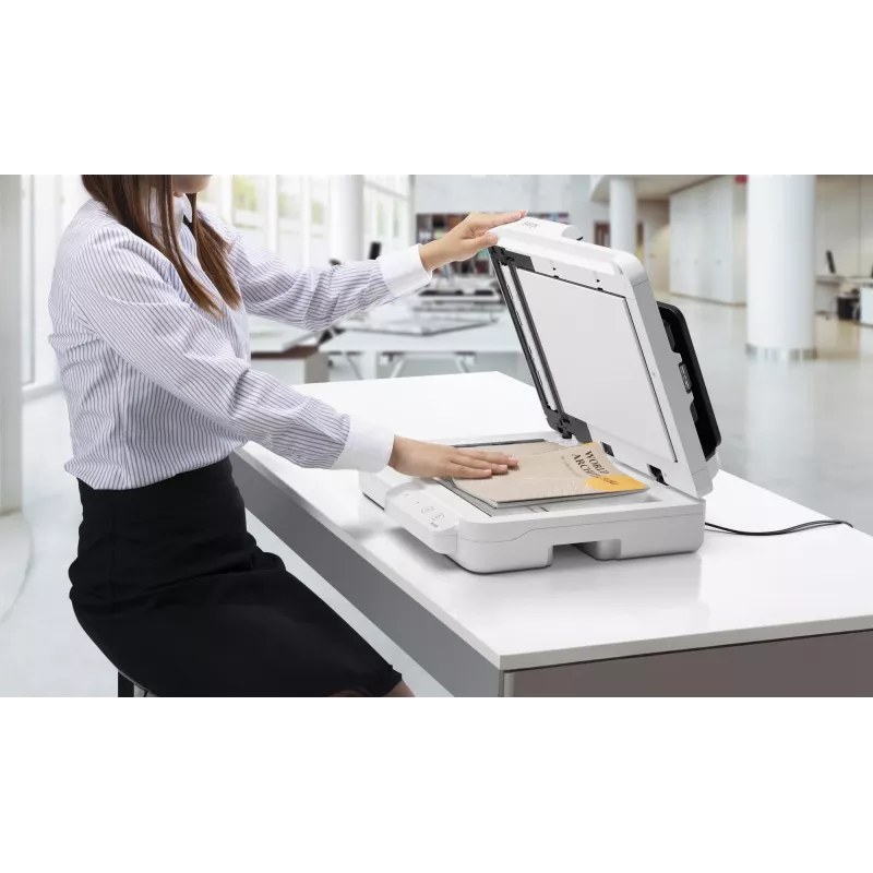 Epson WorkForce DS-1730 Plokščiasis ir ADF skaitytuvas 1200 x 1200 DPI A4 Juoda, Balta