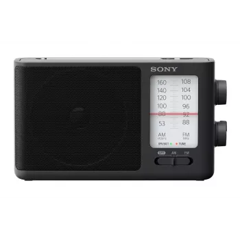 Sony ICF506 nešiojamasis radijas Juoda