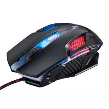 Žaidimų pelė Acer Nitro NMW200 — ambidekstrinė, optinė 7200 DPI, 7 mygtukai, USB Type-A, juoda