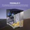 CORSAIR PC korpusas - Icue Link 6500x RGB vidutinio bokšto dviejų kamerų baltas