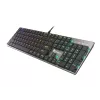 GENESIS Thor 420 RGB klaviatūra žaidimams USB QWERTY US International sidabrinė