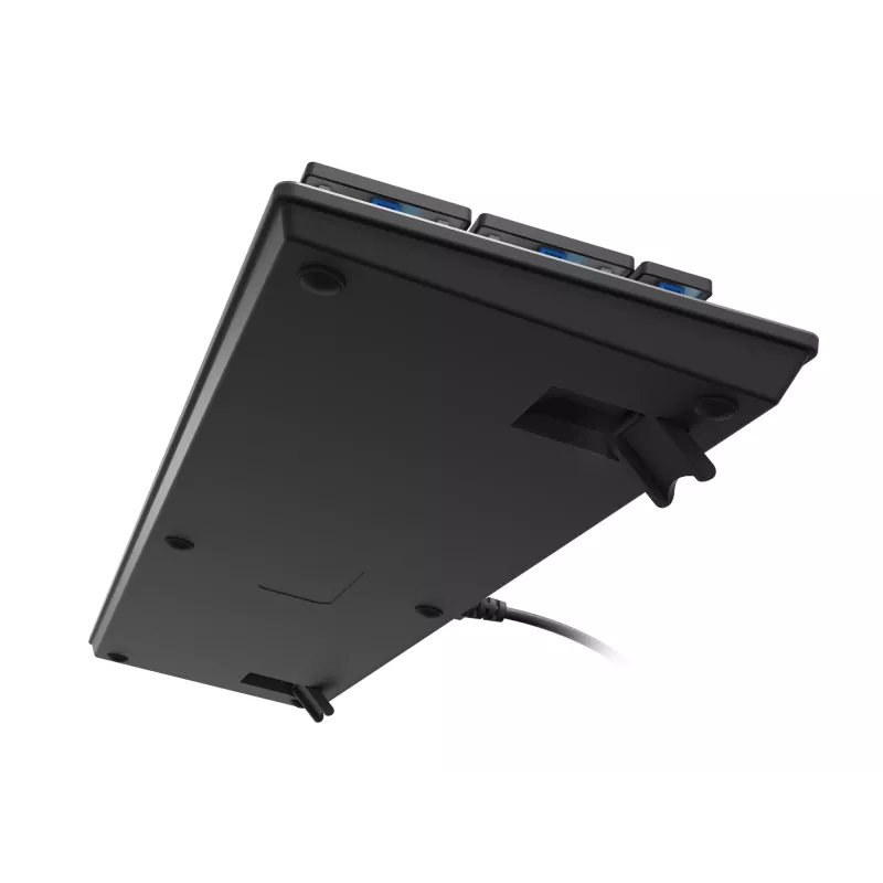 GENESIS Thor 420 RGB klaviatūra žaidimams USB QWERTY US International sidabrinė