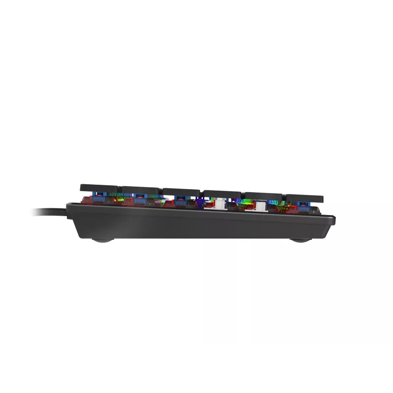 GENESIS Thor 420 RGB klaviatūra žaidimams USB QWERTY US International sidabrinė
