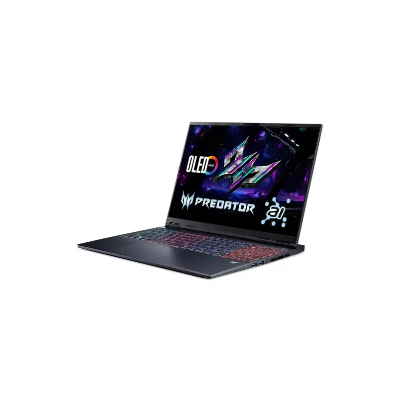 Nešiojamasis kompiuteris Acer Predator Helios Neo 16S AI PHN16S-71-7556 — 16 colių OLED WQXGA 2560×1600, Intel Core U7 255HX, 16 GB DDR5, 1 TB SSD, NVIDIA GeForce RTX 5060 8 GB