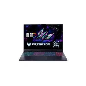 Nešiojamasis kompiuteris Acer Predator Helios Neo 16S AI PHN16S-71-7556 — 16 colių OLED WQXGA 2560×1600, Intel Core U7 255HX, 16 GB DDR5, 1 TB SSD, NVIDIA GeForce RTX 5060 8 GB