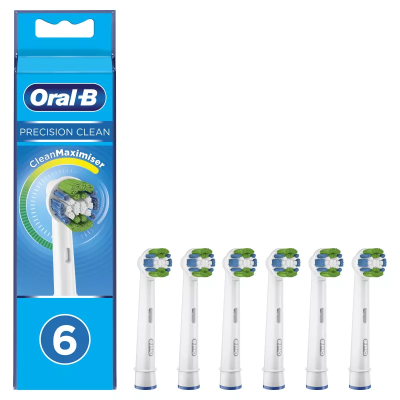 Oral-B Precision Clean 80339528 dantų šepetėlio galvutė 6 vnt. Balta