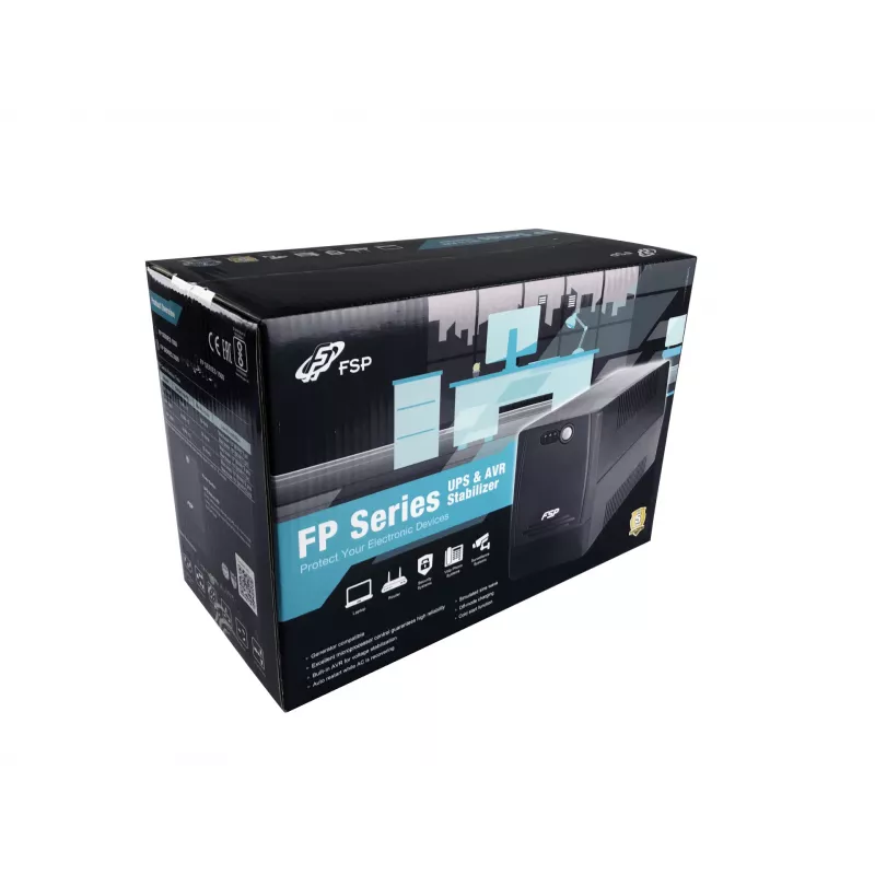 FSP FP 1000 nepertraukiamo maitinimo šaltinis (UPS) Line-Interactive 1 kVA 600 W 4 kintamosios srovės lizdai
