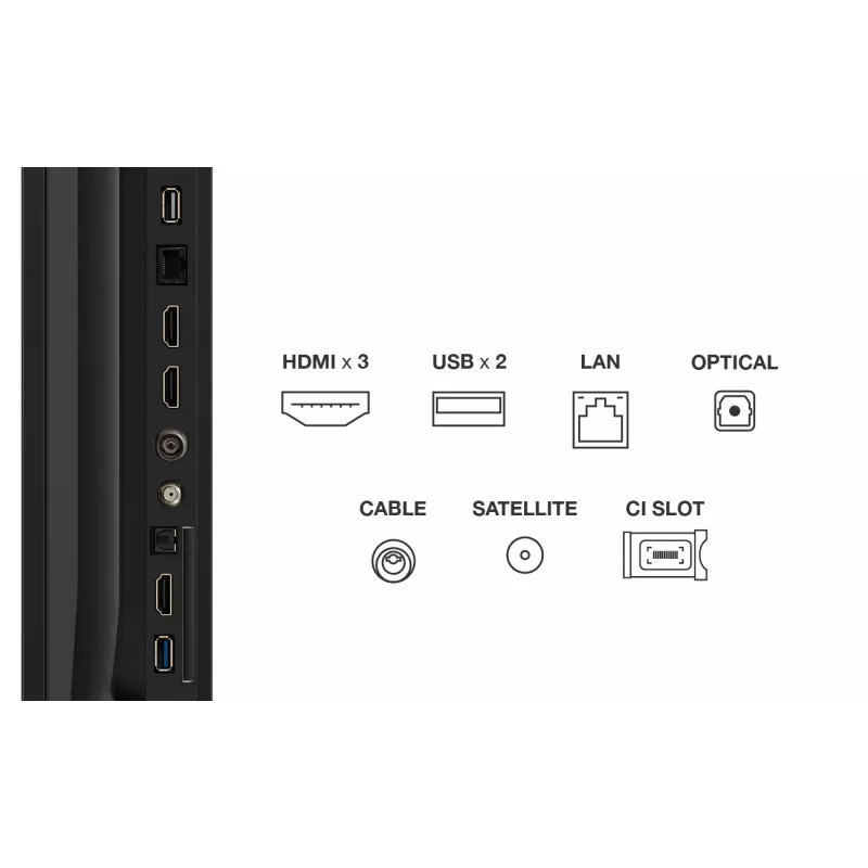 TCL T69C 85T69C televizorius 2,16 m (85 col.) 4K Ultra HD išmanusis televizorius Wi-Fi juodas