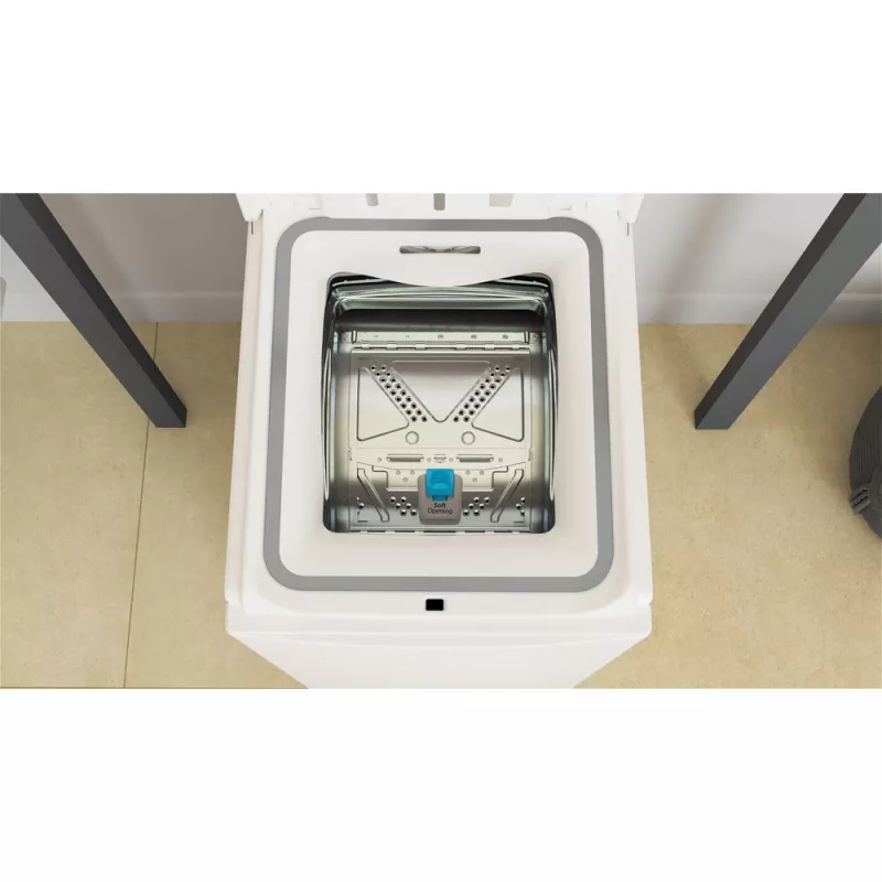 Whirlpool TDLR 65230SS EU/N skalbimo mašina, kraunama iš viršaus, 6,5 kg, 1151 aps./min., balta