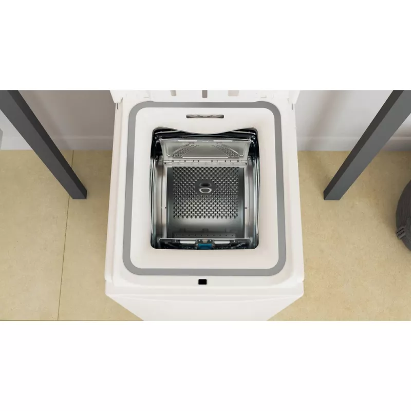 Whirlpool TDLR 65230SS EU/N skalbimo mašina, kraunama iš viršaus, 6,5 kg, 1151 aps./min., balta