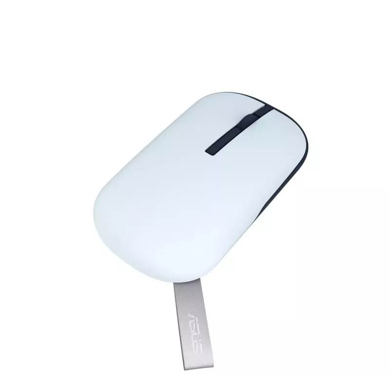 ASUS Marshmallow MD100 pelė biurui, abiem rankoms, RF belaidė + Bluetooth optinė 1600 DPI