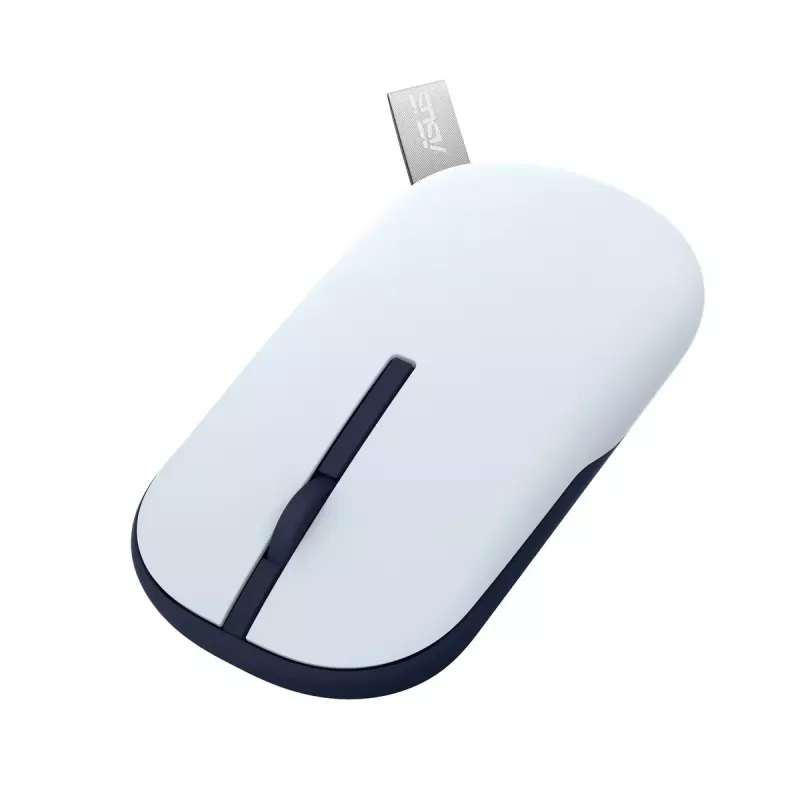 ASUS Marshmallow MD100 pelė biurui, abiem rankoms, RF belaidė + Bluetooth optinė 1600 DPI
