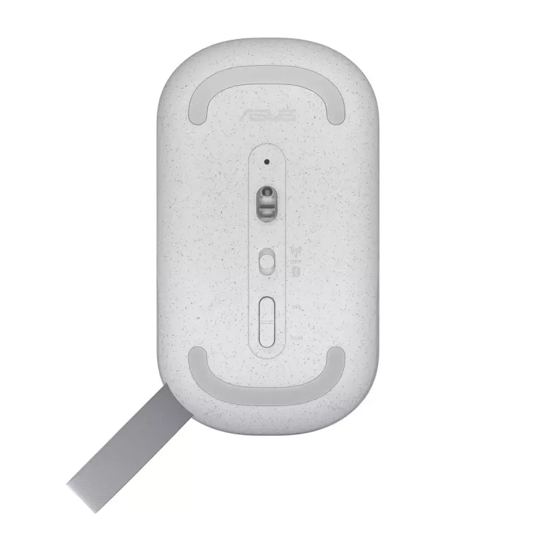 ASUS Marshmallow MD100 pelė biurui, abiem rankoms, RF belaidė + Bluetooth optinė 1600 DPI