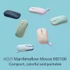 ASUS Marshmallow MD100 pelė biurui, abiem rankoms, RF belaidė + Bluetooth optinė 1600 DPI