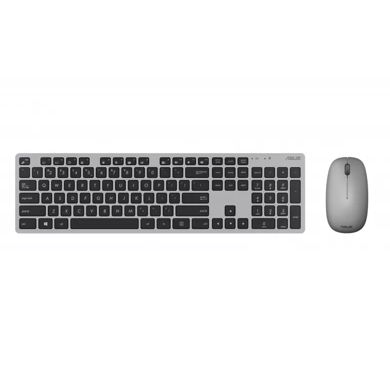 ASUS W5000 klaviatūra su pele, biuro RF belaidė, pilka