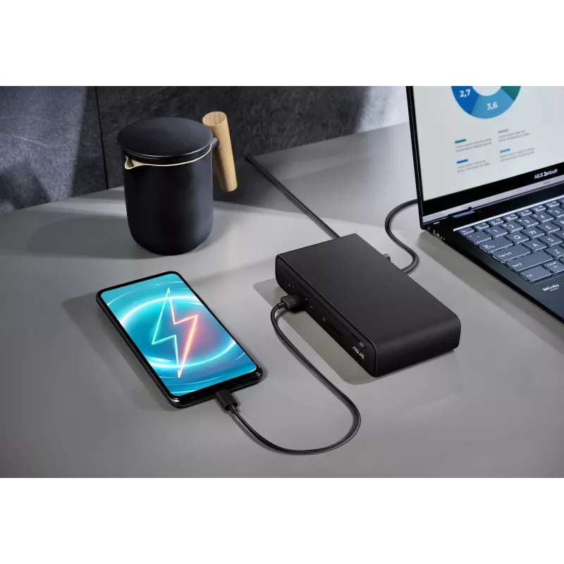 ASUS Triple Display USB-C Dock DC300 Docking USB 3.2 Gen 2 (3.1 Gen 2) Type-C Juoda