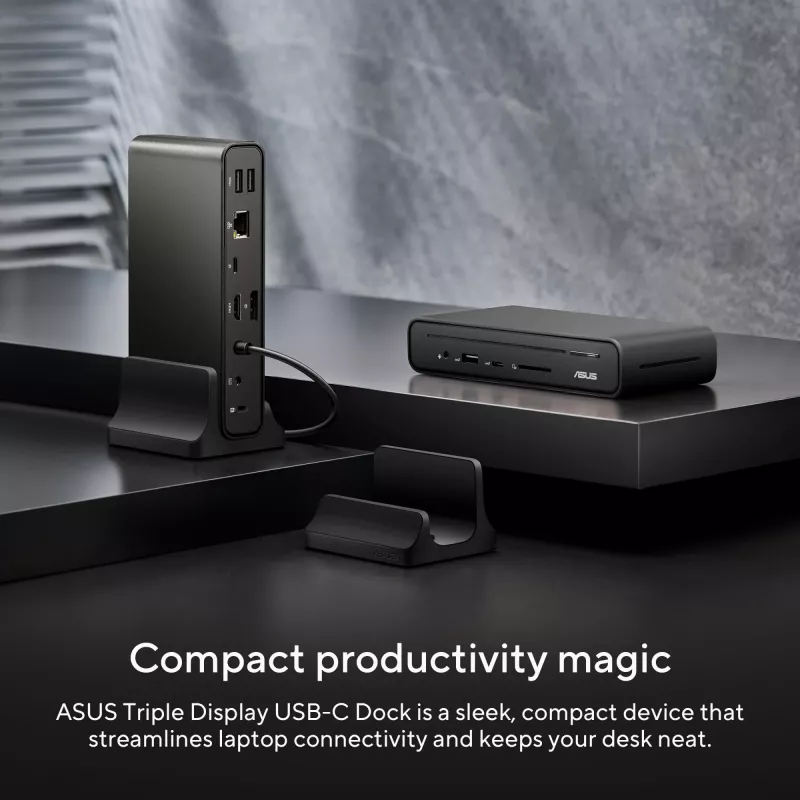 ASUS Triple Display USB-C Dock DC300 Docking USB 3.2 Gen 2 (3.1 Gen 2) Type-C Juoda