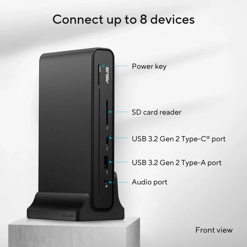 ASUS Triple Display USB-C Dock DC300 Docking USB 3.2 Gen 2 (3.1 Gen 2) Type-C Juoda