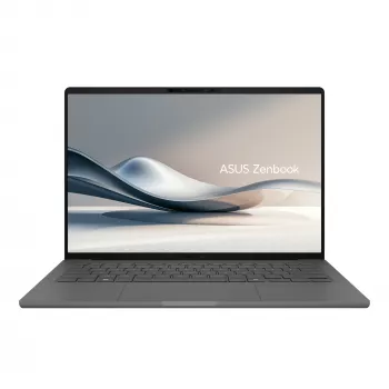 Nešiojamas kompiuteris ASUS Zenbook A14 UX3407RA-QD010W — Qualcomm Snapdragon X1E-78-100, 14 colių WUXGA, 32 GB RAM, 1 TB SSD, Windows 11 Home, Pilka