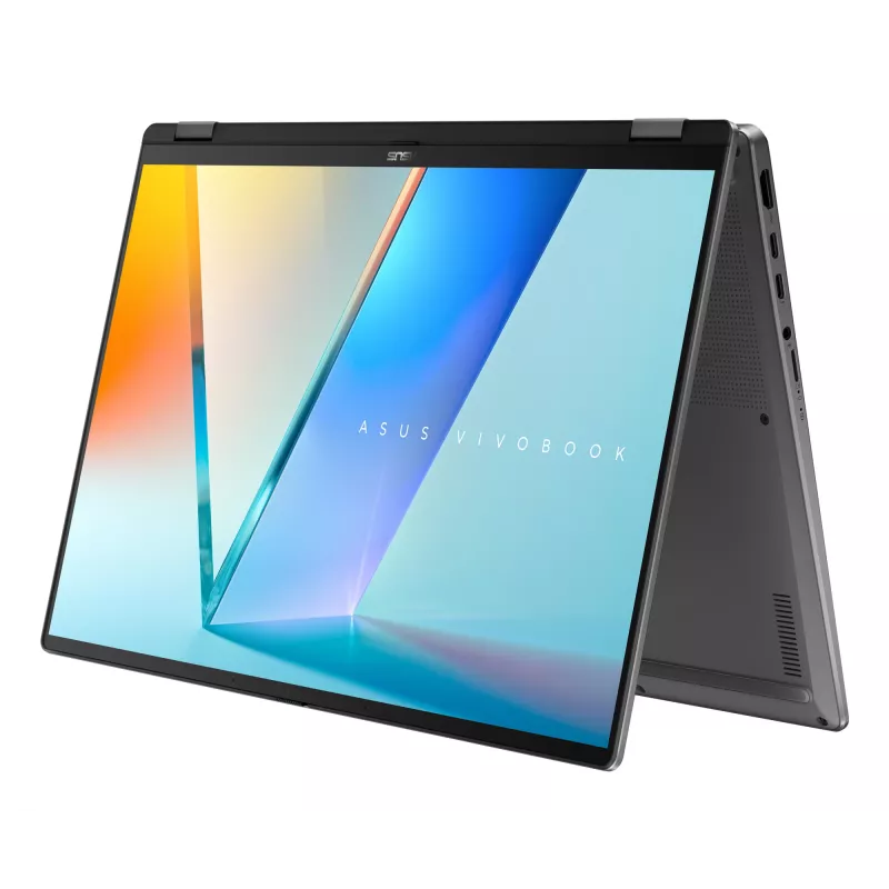 ASUS Vivobook 16 Flip TP3607SA-RJ033W Copilot+ PC Intel Core Ultra 7 256V Hybrid (2-in-1) 40,6 cm (16 colių) jutiklinis ekranas 3K 16 GB LPDDR5x-SDRAM 1 TB SSD Wi-Fi 7 (802.11be) Windows 11 Home juoda, pilka