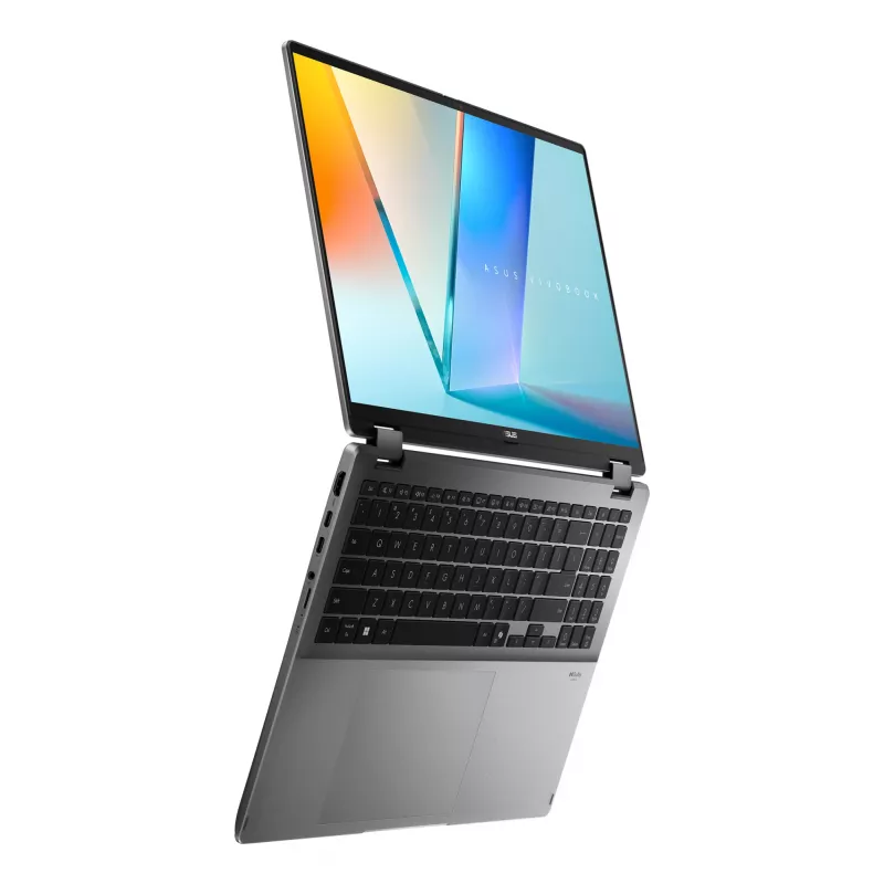 ASUS Vivobook 16 Flip TP3607SA-RJ033W Copilot+ PC Intel Core Ultra 7 256V Hybrid (2-in-1) 40,6 cm (16 colių) jutiklinis ekranas 3K 16 GB LPDDR5x-SDRAM 1 TB SSD Wi-Fi 7 (802.11be) Windows 11 Home juoda, pilka