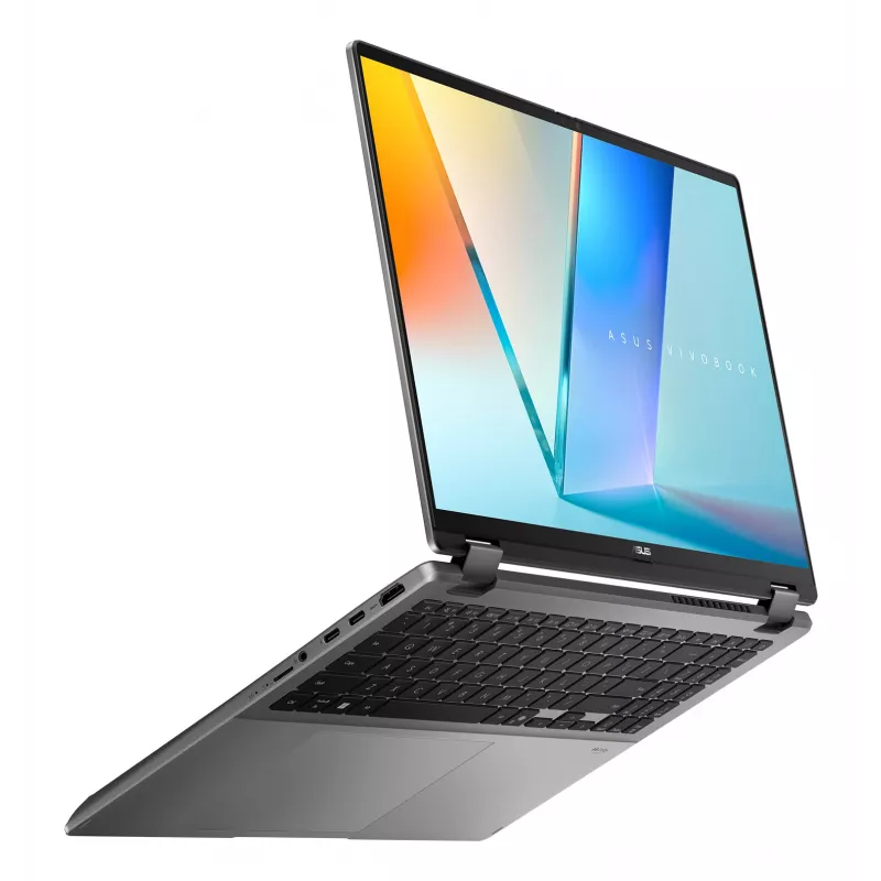 ASUS Vivobook 16 Flip TP3607SA-RJ033W Copilot+ PC Intel Core Ultra 7 256V Hybrid (2-in-1) 40,6 cm (16 colių) jutiklinis ekranas 3K 16 GB LPDDR5x-SDRAM 1 TB SSD Wi-Fi 7 (802.11be) Windows 11 Home juoda, pilka