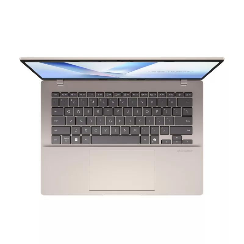 ASUS Vivobook 14 X1407QA-LY045W Copilot+ PC Snapdragon X1-26-100 nešiojamas kompiuteris 35,6 cm (14 colių) WUXGA 16 GB LPDDR5x-SDRAM 512 GB SSD Wi-Fi 6E (802.11ax) Windows 11 Home auksinė