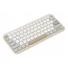Belaidė Bluetooth klaviatūra ASUS Marshmallow KW100 — US International išdėstymas, Oat Milk