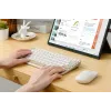 Belaidė Bluetooth klaviatūra ASUS Marshmallow KW100 — US International išdėstymas, Oat Milk