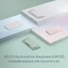 Belaidė Bluetooth klaviatūra ASUS Marshmallow KW100 — US International išdėstymas, Oat Milk