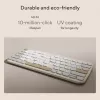 Belaidė Bluetooth klaviatūra ASUS Marshmallow KW100 — US International išdėstymas, Oat Milk