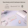 Belaidis Bluetooth klaviatūra ASUS Marshmallow KW100 — US International išdėstymas, kompaktiškas dizainas