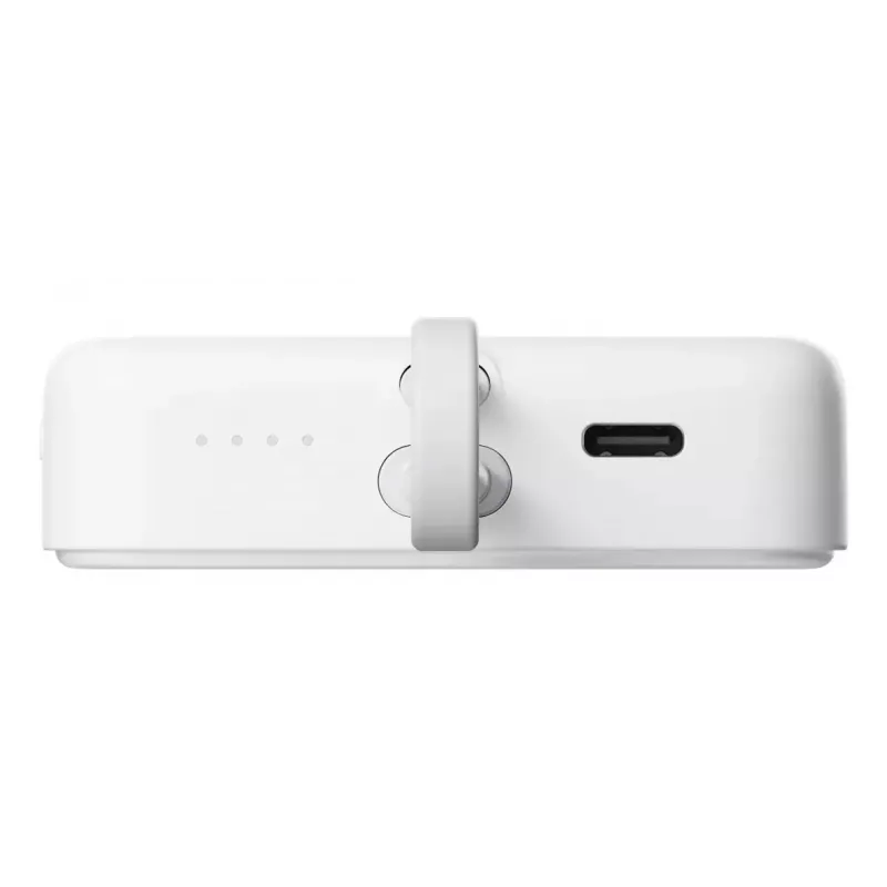 Maitinimo bankas Xiaomi BHR9822GL 10000 mAh ličio jonų su belaidžiu įkrovimu, 2× USB-C, baltas