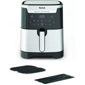 Tefal Easy Fry & Grill EY801D 6,5 L atskirai stovinti 1650 W karšto oro gruzdintuvė Nerūdijantis plienas