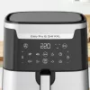 Tefal Easy Fry & Grill EY801D 6,5 L atskirai stovinti 1650 W karšto oro gruzdintuvė Nerūdijantis plienas