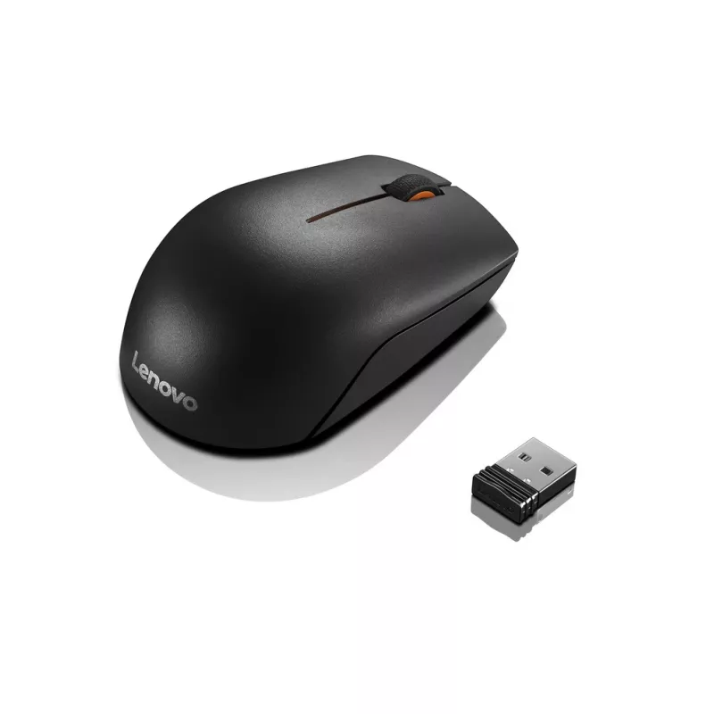 Lenovo Wireless Compact pelė 300 Juoda, 1000 DPI, 2.4 GHz