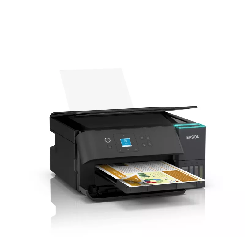 Epson EcoTank L4360 rašalinis daugiafunkcis spausdintuvas — spalvotas A4, 4800×1200 DPI, Wi‑Fi, dvipusis spausdinimas