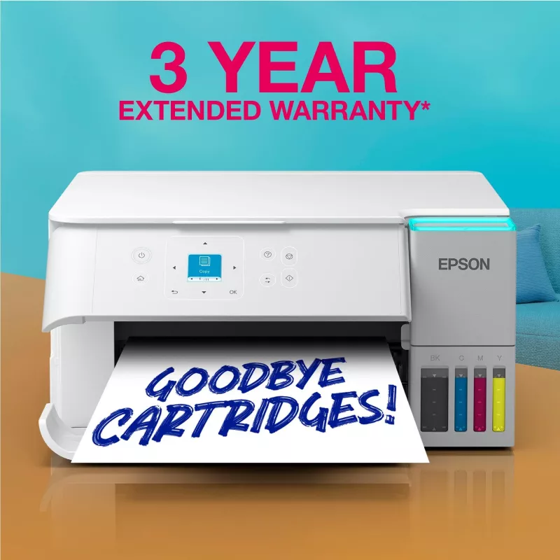 Daugiafunkcinis rašalinis spausdintuvas Epson EcoTank L4366 — A4, 4800 x 1200 DPI, 33 ppm, Wi‑Fi, Ethernet, dvipusis