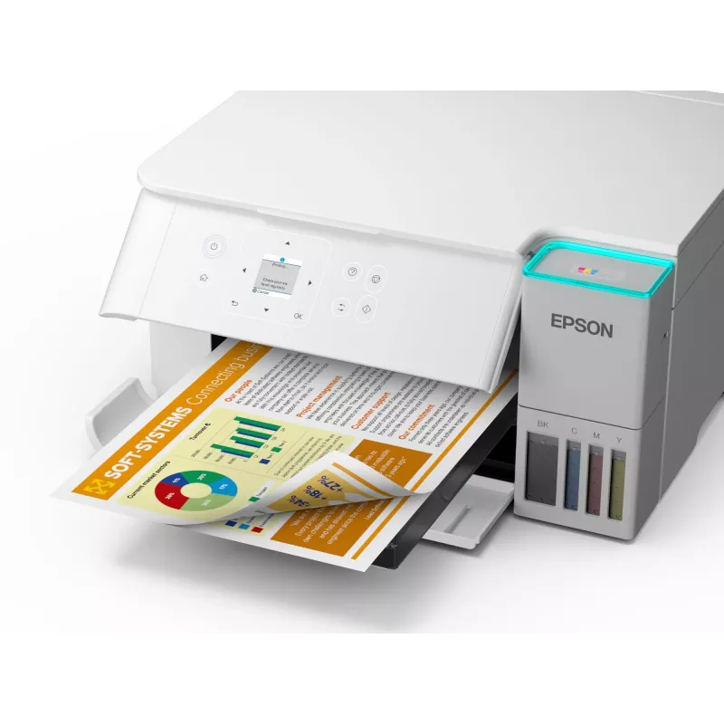 Daugiafunkcinis rašalinis spausdintuvas Epson EcoTank L4366 — A4, 4800 x 1200 DPI, 33 ppm, Wi‑Fi, Ethernet, dvipusis