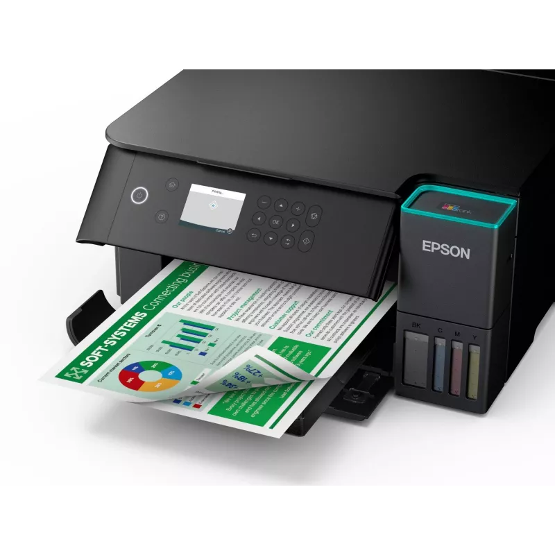 Daugiafunkcinis rašalinis spausdintuvas Epson EcoTank L6360 — spalvotas, A4, 4800x1200 DPI, 35 ppm, Wi‑Fi, dvipusis
