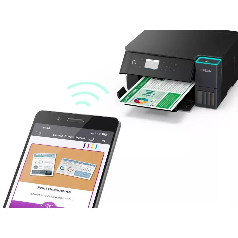 Daugiafunkcinis rašalinis spausdintuvas Epson EcoTank L6360 — spalvotas, A4, 4800x1200 DPI, 35 ppm, Wi‑Fi, dvipusis