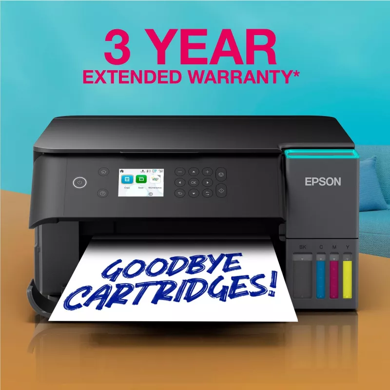 Daugiafunkcinis rašalinis spausdintuvas Epson EcoTank L6360 — spalvotas, A4, 4800x1200 DPI, 35 ppm, Wi‑Fi, dvipusis