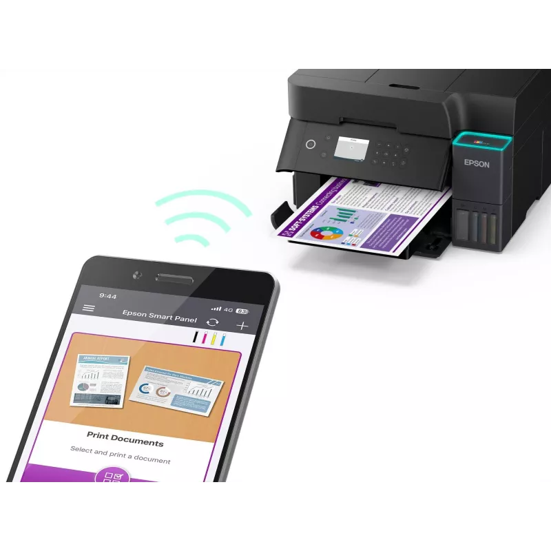 Daugiafunkcinis rašalinis spausdintuvas Epson EcoTank L6370 — spalvotas, A4, 4800x1200 DPI, „Wi‑Fi“, Ethernet