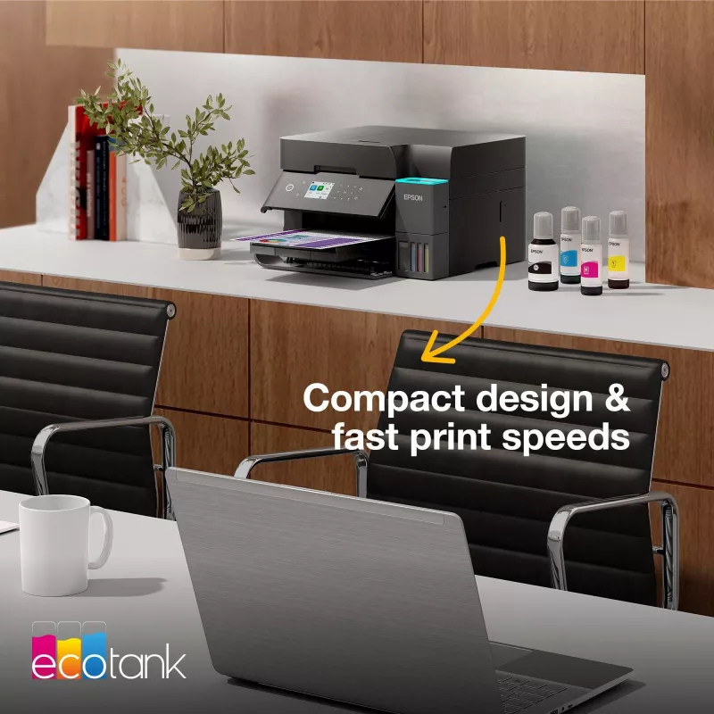 Daugiafunkcinis rašalinis spausdintuvas Epson EcoTank L6370 — spalvotas, A4, 4800x1200 DPI, „Wi‑Fi“, Ethernet