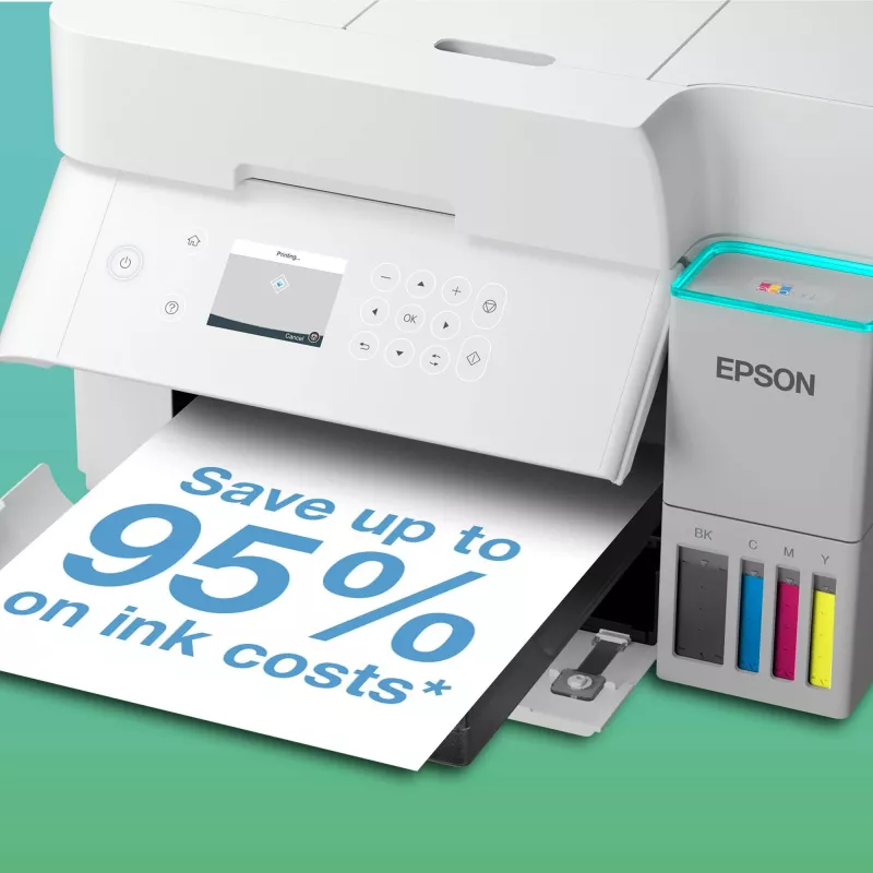 Daugiafunkcinis rašalinis spausdintuvas Epson EcoTank L6376 — spalvotas, A4, 4800 x 1200 DPI, 35 ppm, Wi‑Fi, Ethernet, dvipusis
