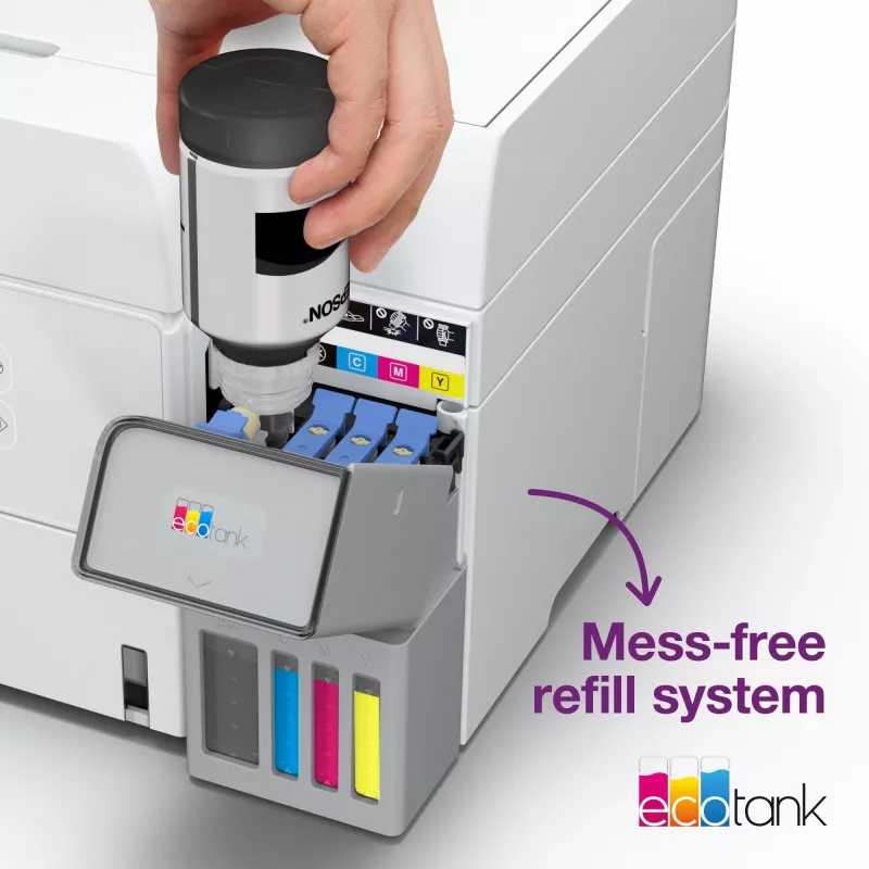 Daugiafunkcinis rašalinis spausdintuvas Epson EcoTank L6376 — spalvotas, A4, 4800 x 1200 DPI, 35 ppm, Wi‑Fi, Ethernet, dvipusis