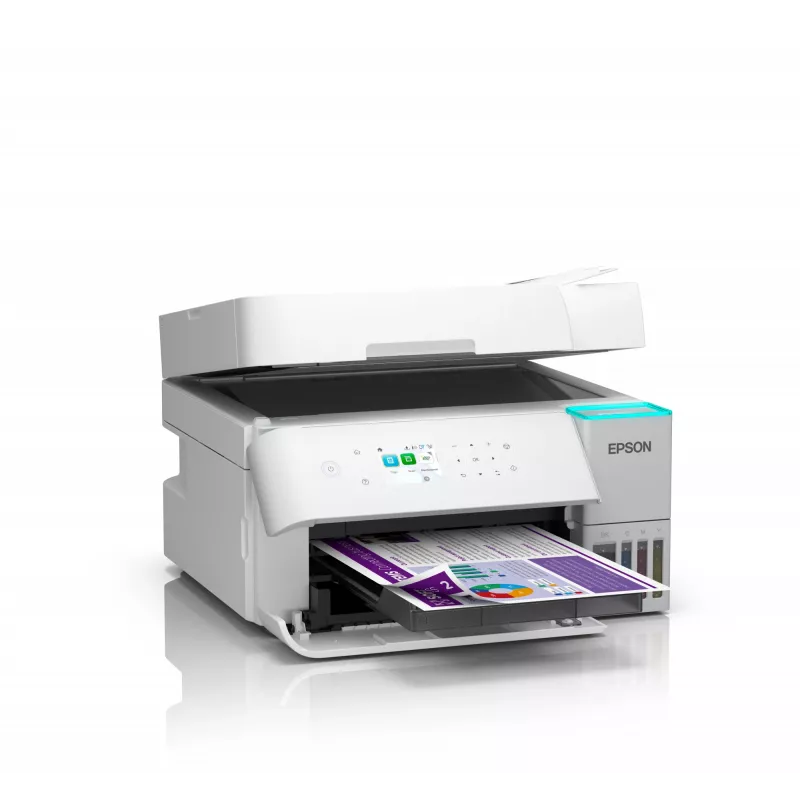 Daugiafunkcinis rašalinis spausdintuvas Epson EcoTank L6376 — spalvotas, A4, 4800 x 1200 DPI, 35 ppm, Wi‑Fi, Ethernet, dvipusis