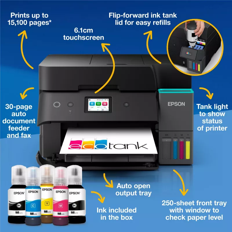 Epson EcoTank L6390 rašalinis A4 4800 x 1200 DPI Wi-Fi