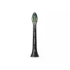 Šepetėlių galvutės Philips Optimal White HX6068/88 8 vnt. pakuotėje, juodos