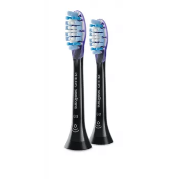 Philips Premium Gum Care HX9052/88 2 vnt. šepetėlių galvučių rinkinys, 2 vnt., Juoda, 3 mėn., Minkštas, 62000 judesių per minutę, Philips